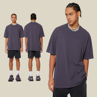 T-shirts vierges en coton surdimensionné personnalisé OEM pour hommes de grande taille logo personnalisé impression graphique Jersey décontracté tricoté T-shirt teint en plaine