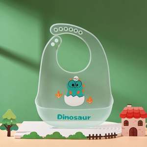 Silicone <b>Baby</b> Feeding Bibs Are Soft and Waterproof <b>Baby</b> Products. the Protective Plate Is Easy to Clean - Product Image 4