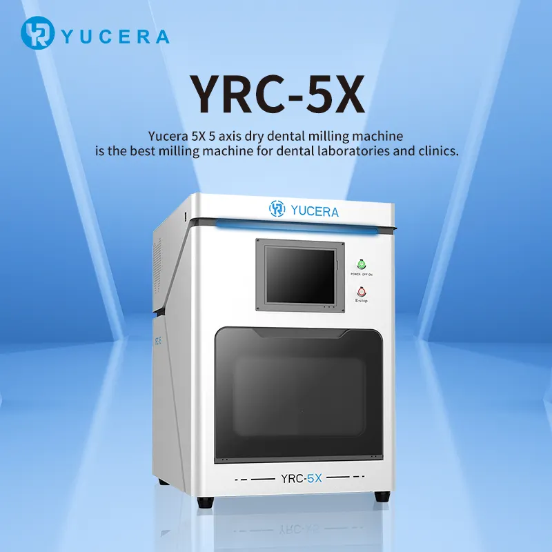 Yucera YRC-5X 5 trục Zirconia CAD cam Hệ thống Nha khoa phay giá máy để bán