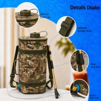 Sac à dos à réservoir de carburant camouflage LUPU, portable, 20L, sac à carburant en Oxford, conteneur de stockage de carburant flexible pour l'extérieur