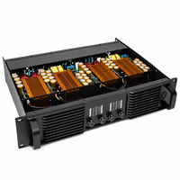 Amplificateur de puissance numérique de classe D 4 canaux 2U DF1300 1300W sous 8 ohms 2000W sous 4 ohms Son clair pour sonorisation de ligne (Line Array) en tournée