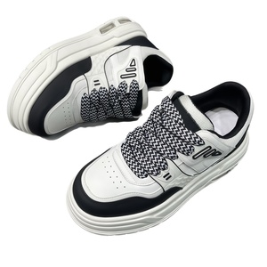 <span class=keywords><strong>Chaussures</strong></span> décontractées basses à lacets de luxe <span class=keywords><strong>pour</strong></span> hommes, style coréen, plateforme, tendance, blanches, <span class=keywords><strong>pour</strong></span> adolescents et étudiants, nouvelle collection printemps 26 - Product Image 5