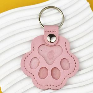 Supplier PU Leather Paw Print <b>Pet</b> Hair Storage Keychain, Heartfelt Novelty <b>Present</b> for Cat Dog Owners, <b>Pet</b> Loss Condolence Gift - Product Image 4