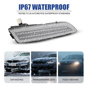 Set di 4 Luci Laterali per Chrysler <span class=keywords><strong>Crossfire</strong></span> 2004-2008, Indicatori di Direzione per Paraurti Anteriore e Posteriore - Product Image 4