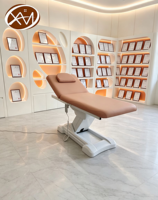 Table de massage électrique ergonomique avec base stable, lit de beauté réglable pour maquillage permanent et soins du visage