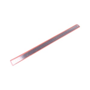 Règle en acier inoxydable de 50 cm, mesure métrique double face pour la construction de maquettes et le dessin technique - Product Image 1