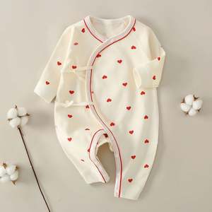OEM Newborn Romper Boy and Girl <b>Button</b> Design Jumpsuit <b>Baby</b> Clothing Custom <b>Baby</b> Clothes Cute Print Infant Bodysuit Kid Onesie - Product Image 4