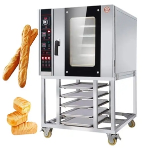 Commercial Electric Gas Bread <b>Baking</b> Machine Stainless Steel Convection Oven Bakery Cake French Bread Single Deck Double Deck - Product Image 1
