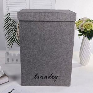 Bathroom Storage <b>Box</b> Modern Design Storage <b>Box</b> Hollow Cardboard Storage <b>Box</b> Dirty Clothes Basket Fabric Foldable Storage <b>Box</b> - Product Image 6