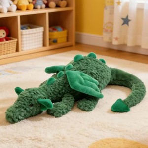 Peluche Lapin Porte-Bonheur <span class=keywords><strong>Dragon</strong></span> Jade Édition Limitée Irlandaise, Super Douce en Coton PP, Couverture Réconfortante pour 14 Ans et Plus - Product Image 3