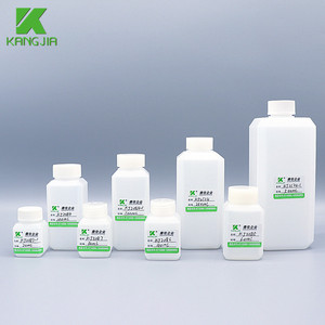 Flacone di reagente in plastica quadrato a bocca piccola 20ml 30ml 40ml 60ml contenitore di erogazione solventi chimici soluzioni biologiche - Product Image 1