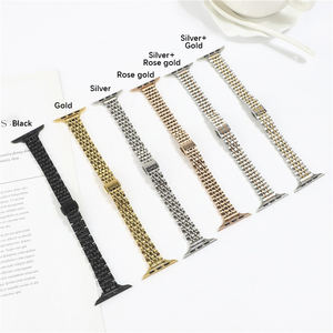 <span class=keywords><strong>Bracelet</strong></span> de montre en or personnalisé de luxe RYB pour <span class=keywords><strong>Apple</strong></span> <span class=keywords><strong>Watch</strong></span> 8 7 41 45 mm 6 5 4 Femmes <span class=keywords><strong>Bracelet</strong></span> en <span class=keywords><strong>acier</strong></span> inoxydable pour <span class=keywords><strong>bracelet</strong></span> IWatch - Product Image 2