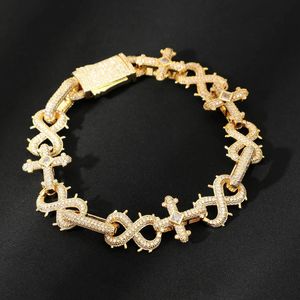 Luxury 925 <b>Silver</b> Bezel Set Moissanite Round Brilliant Cut Charm <b>Bracelet</b> Hip Hop Fashion Streetwear Unisex Jewelry - Product Image 4