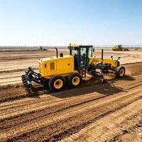Niveleuse à roues ST-21 pour la construction routière et le nivellement du terrain avec couleur personnalisée