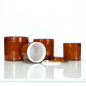 l 8oz Body Butter Containers <b>Plastic</b> Cosmetic Cream <b>Jar</b> with <b>Plastic</b> Lid for Skin Care Sugar Body Scrub <b>Jars</b> Packaging - Product Image 5
