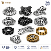 Fabrication sur mesure de pièces complexes en acier inoxydable par usinage CNC de précision 5 axes, service de fraisage CNC OEM