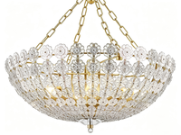 Lustre en verre artistique moderne et romantique français pour villa, salon, hall d'entrée, éclairage haut de gamme pour la maison