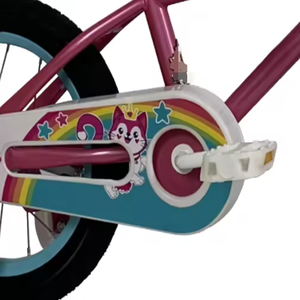 Vélos pour filles et enfants 2026, nouveau design, cadre en acier, frein arrière, pédale ordinaire, 4 roues, vitesse unique, pas cher - Product Image 3