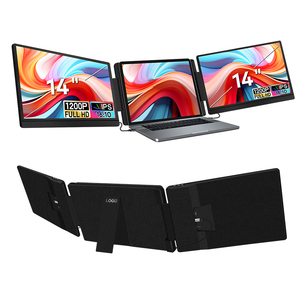 Laptop <b>Screen</b> Extender 14 Inch 1920x1200 IPS 60Hz Triple Portable Monitor HDMI USB C Dual <b>Screen</b> <b>for</b> Business Trading Gaming - Product Image 1