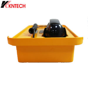 Téléphone jaune clair extérieur KNSP-09 OEM CE EMC résistant aux intempéries POE/IP Réseau <span class=keywords><strong>VoIP</strong></span> d'urgence pour tunnel routier - Product Image 2