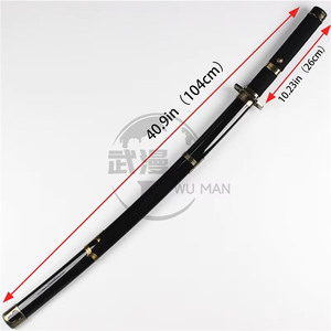 Espada de Anime Roronoa Zoro <span class=keywords><strong>Yubashiri</strong></span> de 104 cm, Segura, Sin Afilar, Réplica de Arma de Anime para Cosplay - Product Image 1