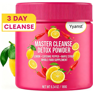 Private Label Lemon Cayenne Maple Detox Slimming Powder for Natural <b>Weight</b> Loss Adult Use - Product Image 1