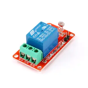 Módulo de relé fotossensível, interruptor de luz de 1 canal 5v módulo de sensor fotossensível para arduino diy