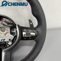Volant de voiture M-Sport entièrement en cuir, fourni par l'usine, pour BMW X1 X5 X6 E81 E82 E87 E88 E90 E91 E92 E93 E84 E70 E71 E89, en stock