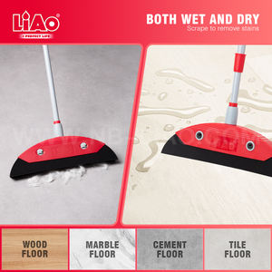 <span class=keywords><strong>Balai</strong></span> <span class=keywords><strong>magique</strong></span> LiAo <span class=keywords><strong>Balai</strong></span> éponge domestique facile à balayer avec manche télescopique en métal pour le nettoyage de la poussière et des cheveux - Product Image 4