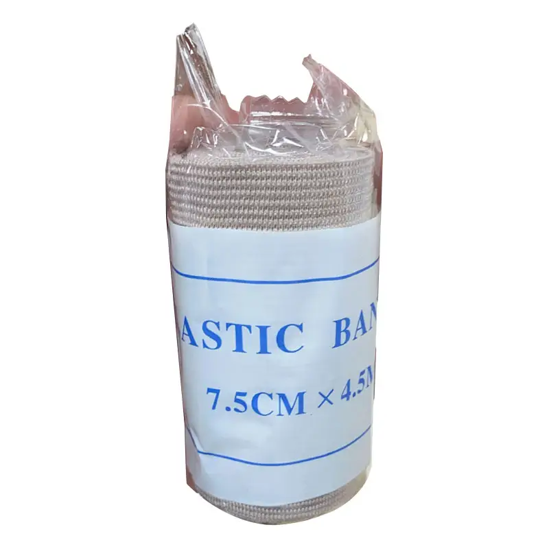 Medical Body support High elastic bandage fabric with Fastening Clips high compression elastic bandage