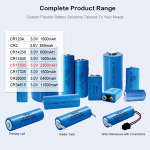 แบตเตอรี่ Li/MnO2 A รุ่น CR17505 3V 2300mAh แบบทรงกระบอก สำหรับอุปกรณ์อุตสาหกรรม แบตเตอรี่ทนอุณหภูมิสูง - Product Image 2