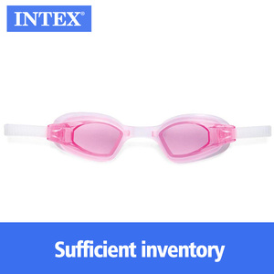 INTEX 55682ฟรีสไตล์กีฬาแว่นตาดำน้ำตลกว่ายน้ำป้องกันแว่นตาดำน้ำสีชมพูสีดำสีฟ้าสนุกว่ายน้ำแว่นตา - Product Image 4