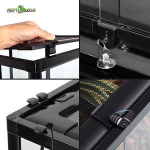 Reptizoo personnalisé lézards serpent grande ouverture frontale boîtiers pour <span class=keywords><strong>reptiles</strong></span> - Product Image 2