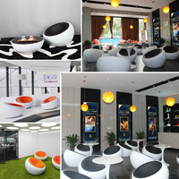 Canapé de salon de bureau, design, sièges de réception, canapé de détente pour bureau et salle d'attente d'hôtel, canapé modulaire incurvé
