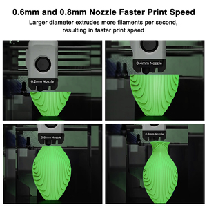 Buse d'imprimante 3D de remplacement compatible avec l'ensemble de la tête d'impression Bambu Lab P2S X2D pour imprimante 3D FDM - Product Image 4