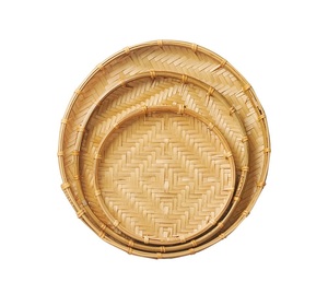 Cesta de bambú ecológica, hecha a mano, para frutas y plantas, decoración - Product Image 1