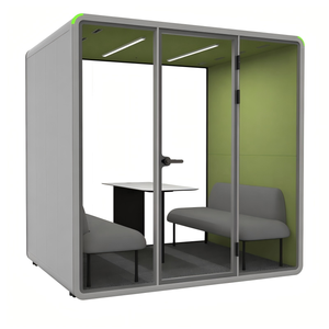 Cabina de Aislamiento Acústico Mall Call para Biblioteca, Escuela, Oficina, Teléfono Privado ZUM-L-DK-F, Ambiente Acústico de Alta Calidad - Product Image 1