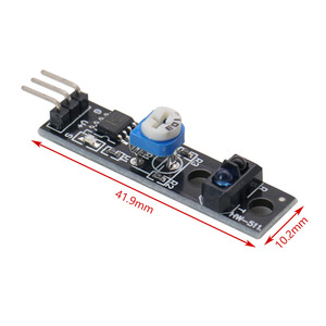 <span class=keywords><strong>Arduino</strong></span>スマートカーロボット用KY-033高感度トラックセンサーモジュール | TCRT5000赤外線ライン・フォロワーモジュール - Product Image 5