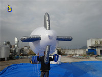 Zeroylin gonflable en PVC blanc, bulle à hélium pour la publicité