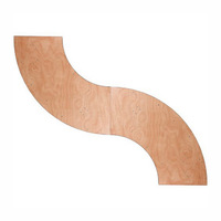 Table de pique-nique pliable en bois en forme de serpent, design contemporain pour banquet et mariage