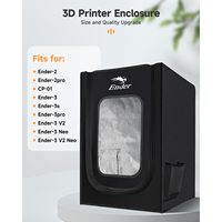 Imprimante 3D Creality Ender, boîtier en aluminium, 480x600x720mm, ignifuge, anti-poussière, température constante, 1,86 kg