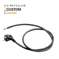 Cordon d'alimentation certifié NF CE 16A 250V avec prise Type E vers prise UE Cuivre pur IEC C5 & CEE Extrémité mâle pour appareils ménagers