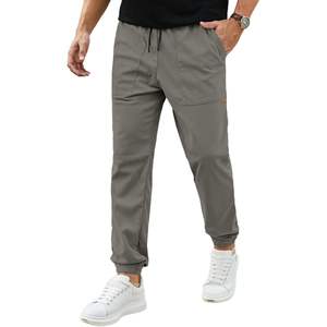 JMIERR-Pantalones de pana para hombre, pantalón de chándal, con bolsillos, antiarrugas, color lavado - Product Image 1