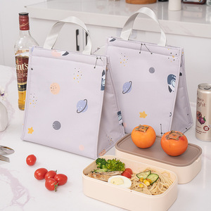 Starry Sky 325PE Bento Bag Rectangular Insulated Lunch Bag For School Picnic Outdoor Use - Product Image 2