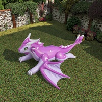 Dragon Volant Gonflable Géant Personnalisé en PVC pour Halloween – Facile à Installer, Décoration de Fête Thème Dessin Animé, Fournitures de Fête Colorées pour les Fêtes