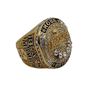 Anillo Conmemorativo de Kobe Bryant, Talla 11, Anillo de Campeonato de Baloncesto de los Lakers para Hombre, Joyería con Pedrería - Product Image 2