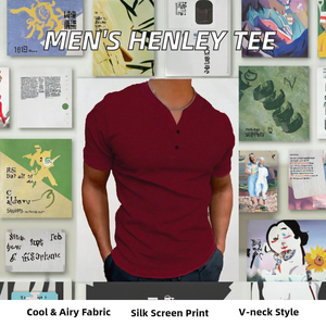 เสื้อยืดผู้ชายสีพื้นสำหรับเล่นกีฬากลางแจ้งฤดูร้อน เสื้อยืดลำลอง โพลีเอสเตอร์ 100% พิมพ์ลายซิลค์สกรีน สินค้ามาใหม่ - Product Image 2