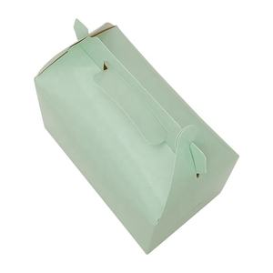 Fabrik lieferant Hohe weiße Bäckerei Pappkarton in <span class=keywords><strong>2</strong></span> Größen 10x10x12 & 12x12x14 Kuchen behälter mit Griff für Kuchen - Product Image 3