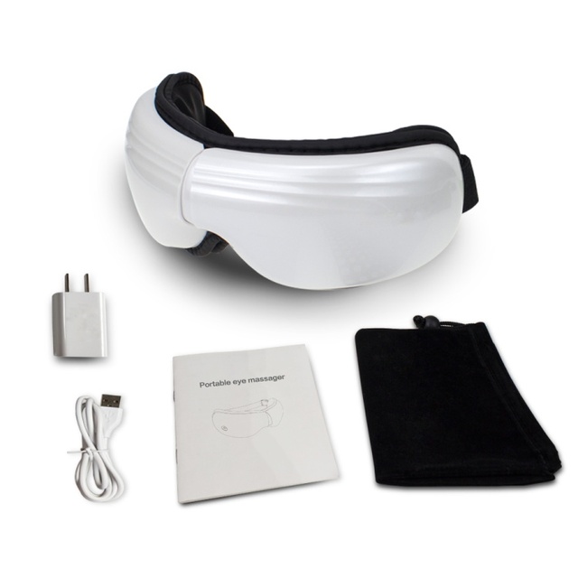 Automatic Smart Heated Thermal Eye Massager Electric Eye Massager With Heat Compression