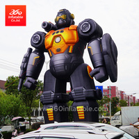 Gigante personalizado estatua Oxford tela publicidad al aire libre inflable evento transformador inflable Robot